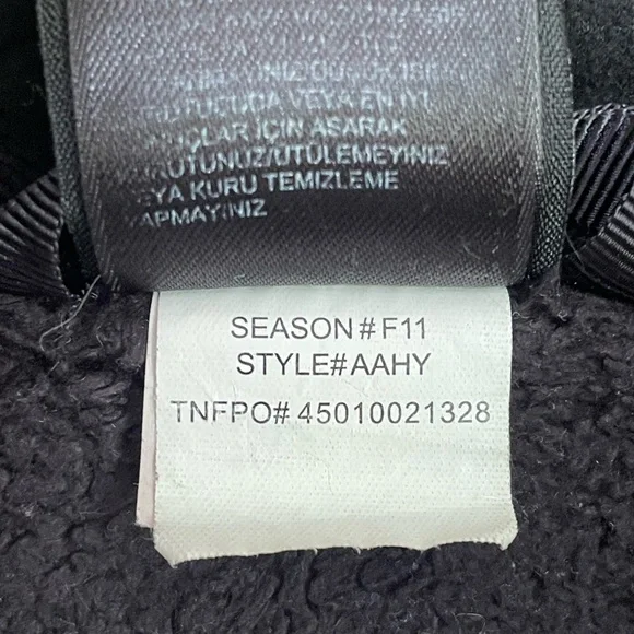 The North Face Black Teddy Jacket Cozy Fleece Stand-Up Collar Zip Up NWOT Active - Picture 10 of 14